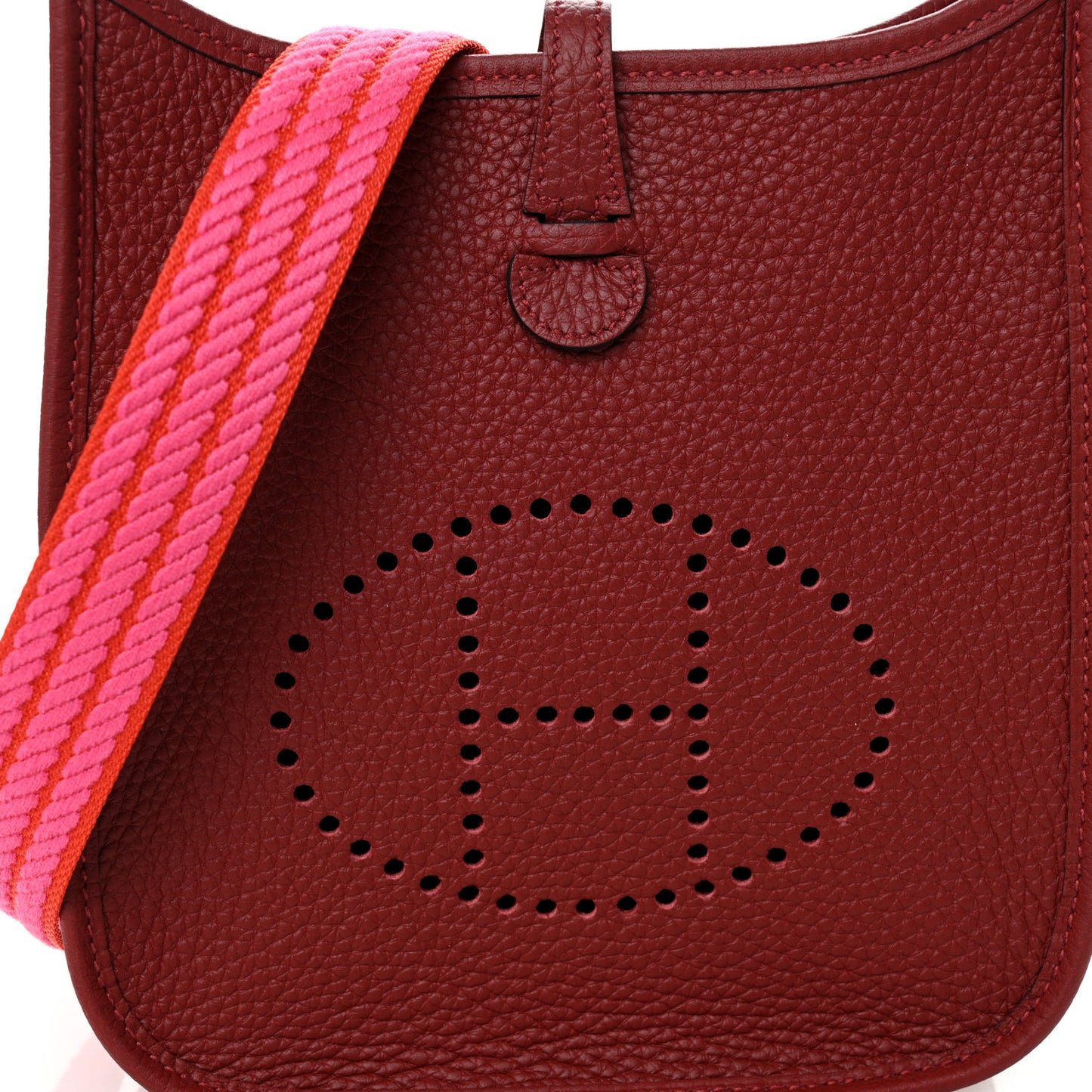 Taurillon Clemence Evelyne Sangle Cordage TPM Rouge H Orange Field Rose Tyrien