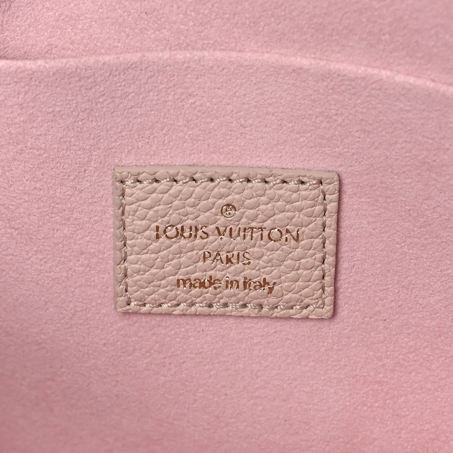 Louis Vuitton Empreinte Spring in the City Felicie Pochette Chain Wallet Pink Beige Yellow 6 of 10