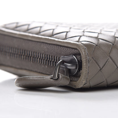 Bottega Veneta Nappa Intrecciato Zip Around Wallet Shadow 10 of 11