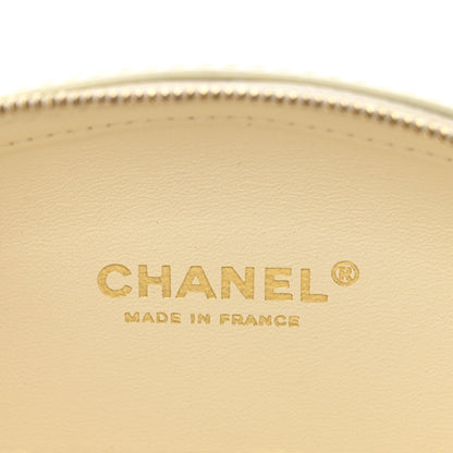 Chanel Embroidered Lambskin Chevron Quilted La Pausa Evening Bag White 6 of 11