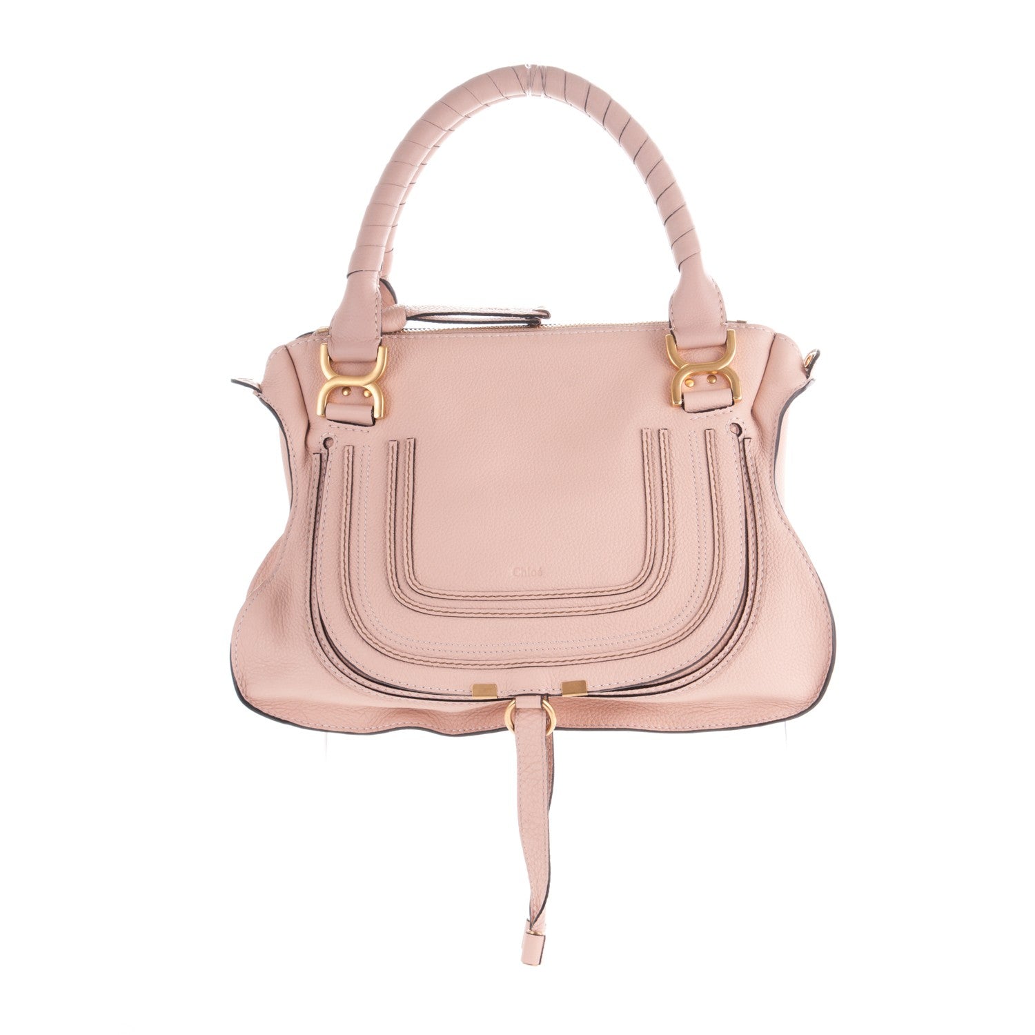 Chloe Calfskin Medium Marcie Satchel Blush Nude 1 of 8