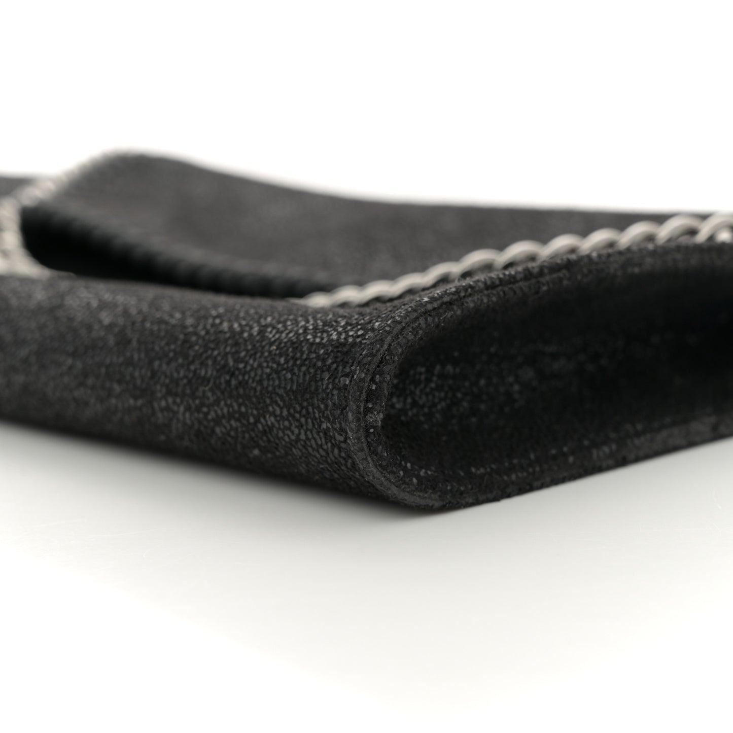 Shaggy Deer Mini Falabella Crossbody Bag Black