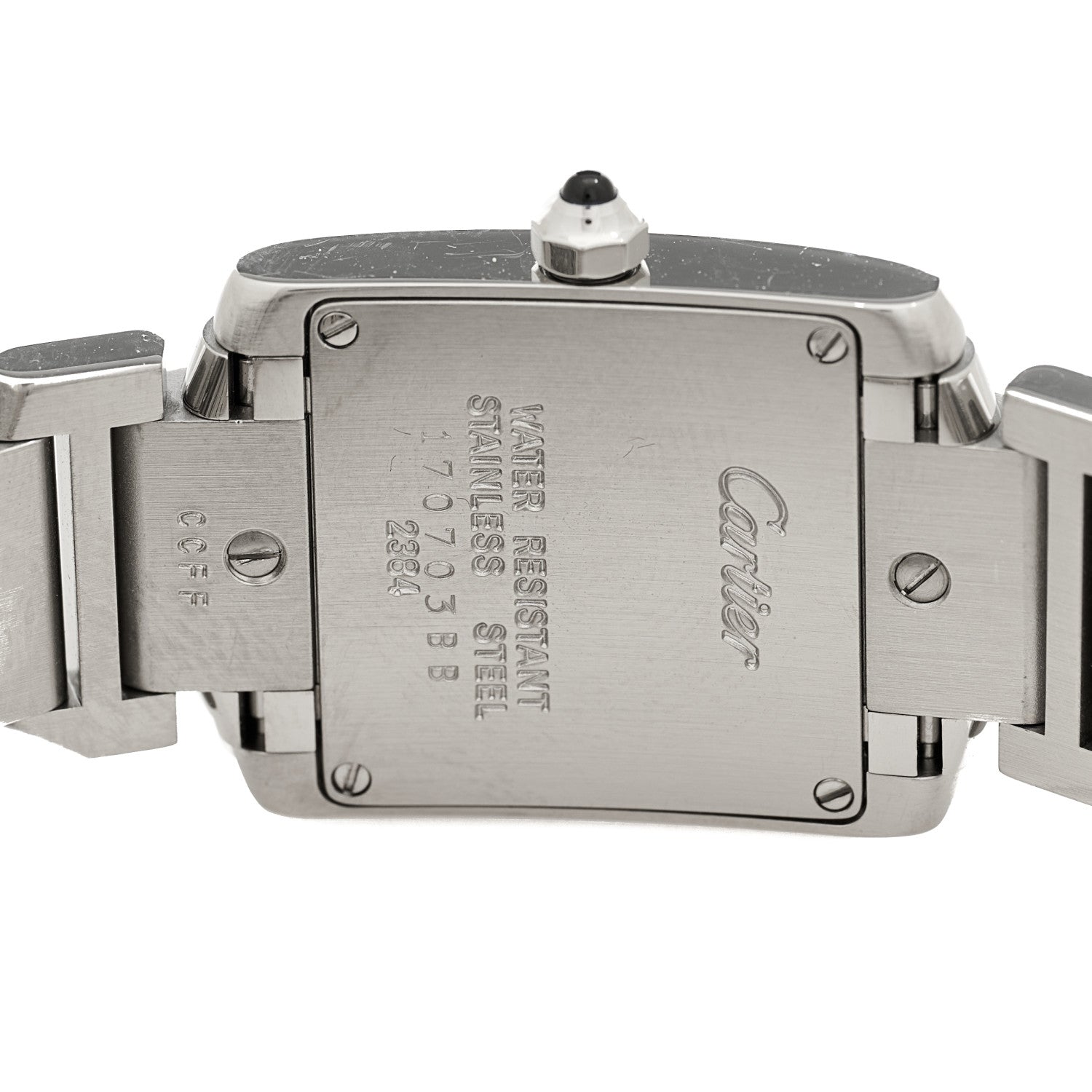 Cartier Stainless Steel 20mm Tank Francaise Quartz Watch 4 of 4