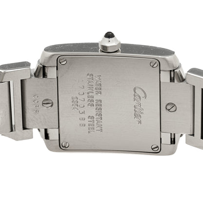 Cartier Stainless Steel 20mm Tank Francaise Quartz Watch 4 of 4
