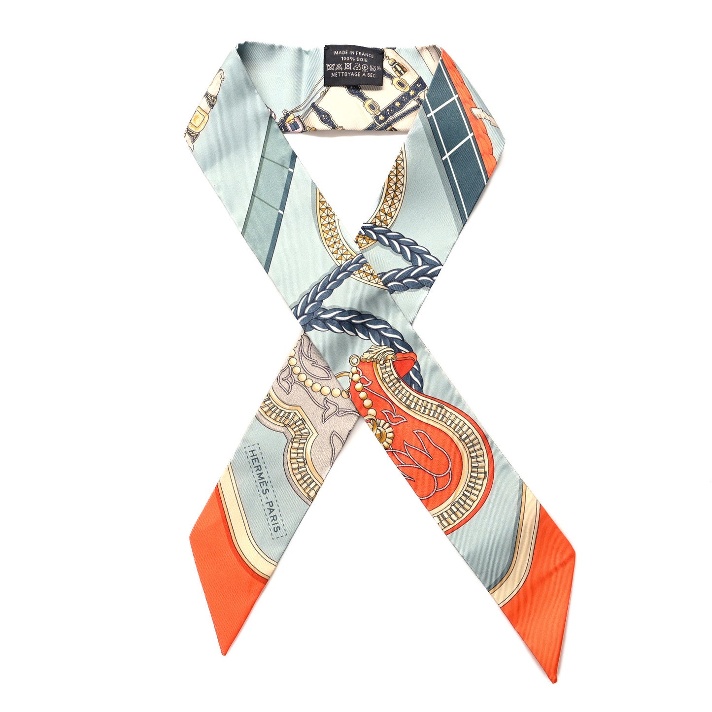 Silk Grand Apparat Twilly Argile Clair Orange Jaune