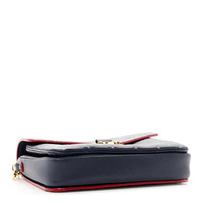 Louis Vuitton Empreinte Pochette Metis Marine Rouge 4 of 9