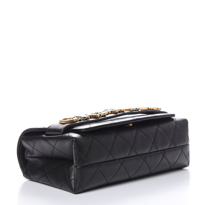Chanel Calfskin Quilted Small Enchained Flap Black 4 of 12