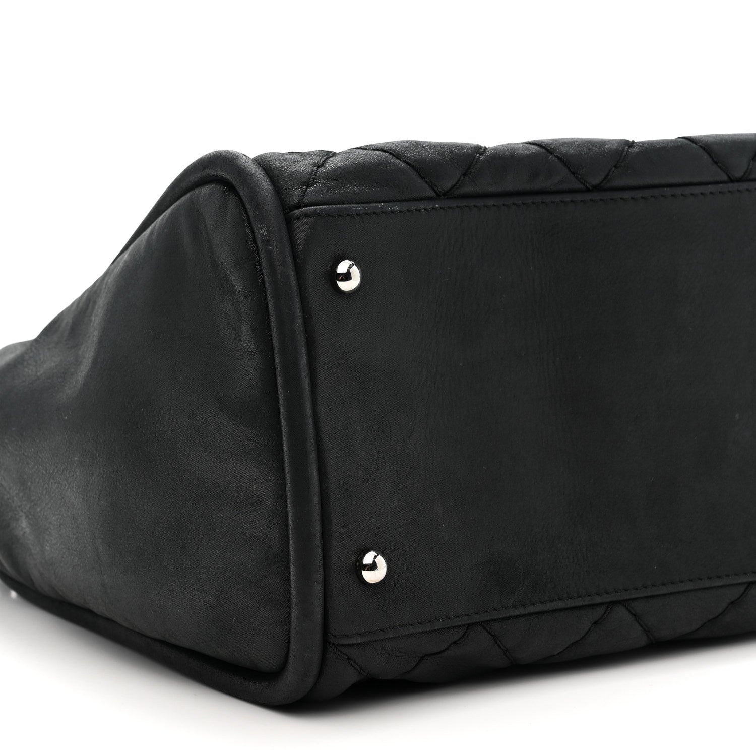 Chanel Iridescent Calfskin Quilted Relax CC Shoulder Bag Black 8 of 13