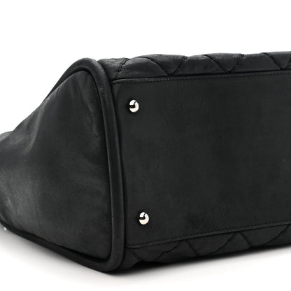 Chanel Iridescent Calfskin Quilted Relax CC Shoulder Bag Black 8 of 13