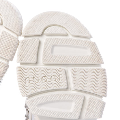 Gucci X SEGA Mesh Calfskin Suede Womens Flashtrek Sneakers 36.5 Great White 9 of 15