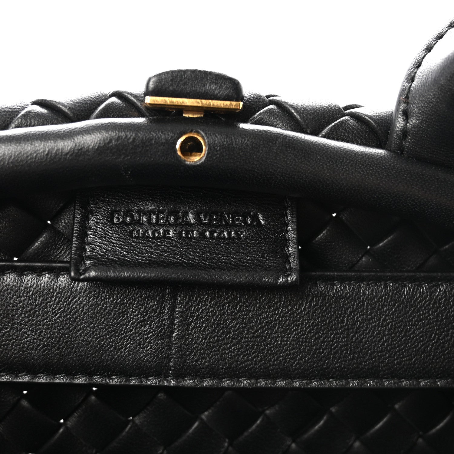 Bottega Veneta Nappa Intrecciato Padded Small The Top Handle Tote Bag Black 6 of 9