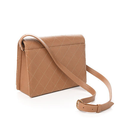 Chanel Calfskin Stitched Mademoiselle Flap Brown 2 of 10
