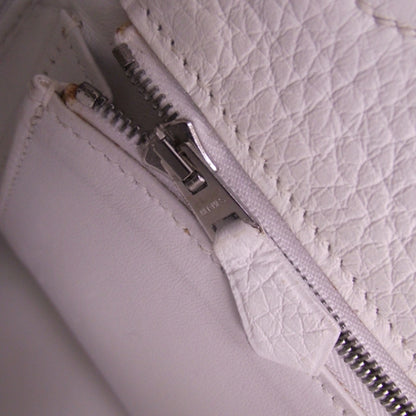 Hermes Taurillon Clemence KELLY 35 White 10 of 15