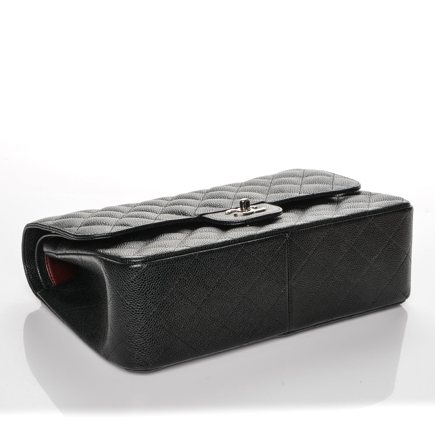 Chanel Caviar Quilted Jumbo Double Flap Black 4 of 7