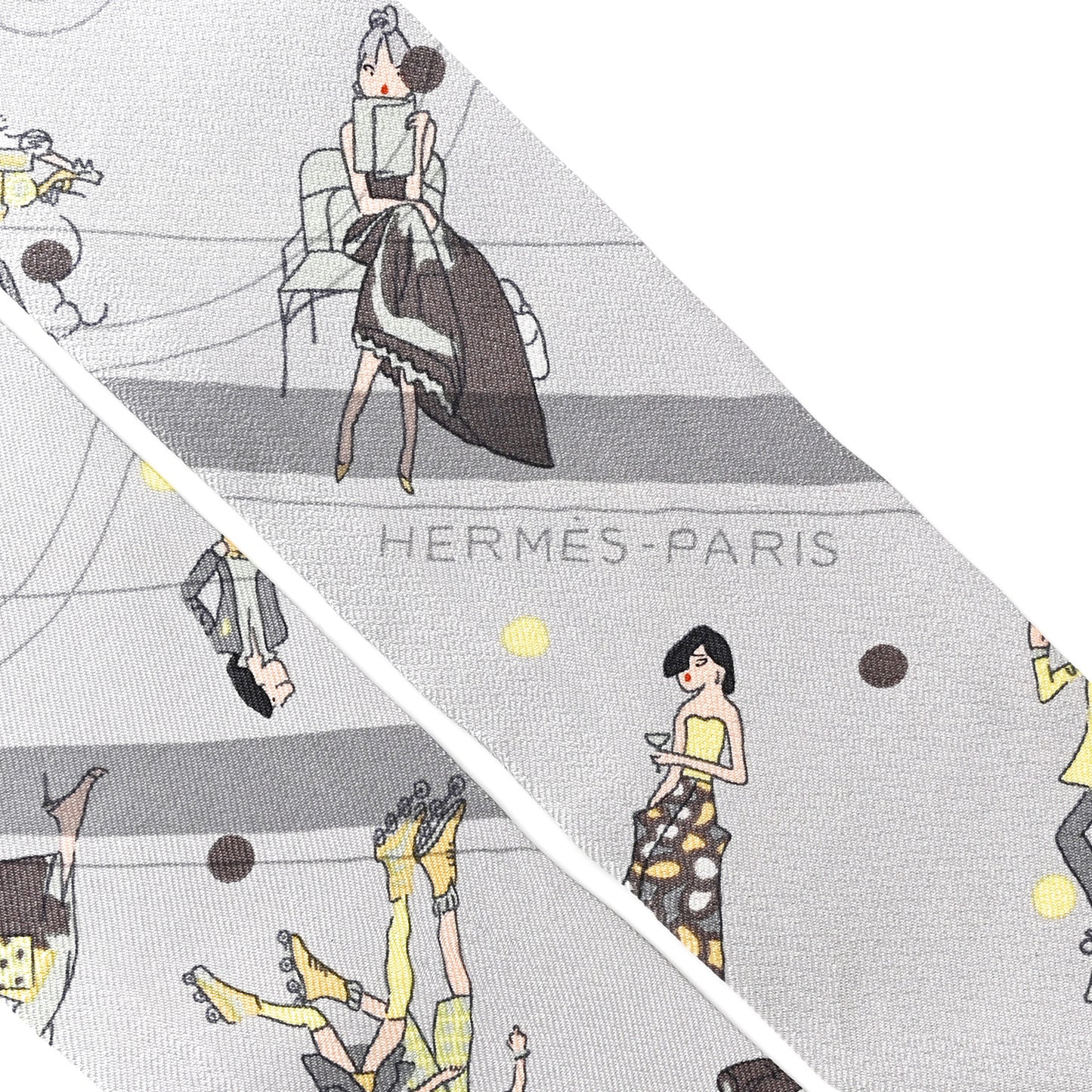 Gray Hermes Scarf