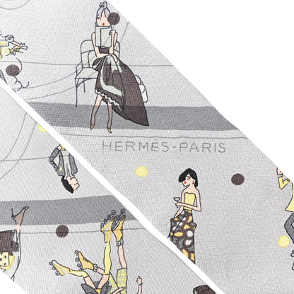 Hermes Gray Hermes Scarf 2 of 5