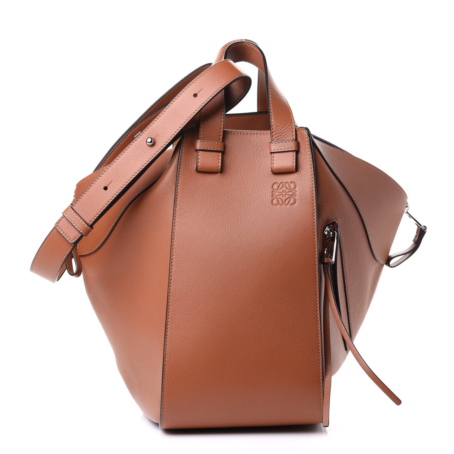 Loewe Calfskin Medium Hammock Shoulder Bag Tan 1 of 4
