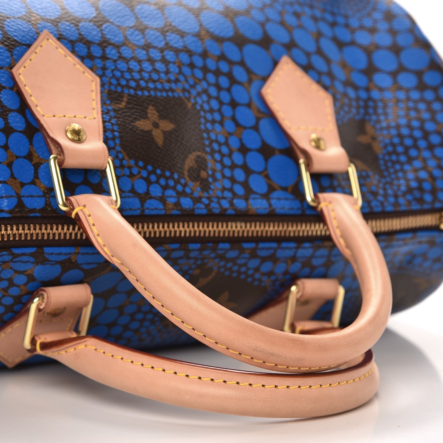 Monogram Kusama Town Speedy 30 Blue