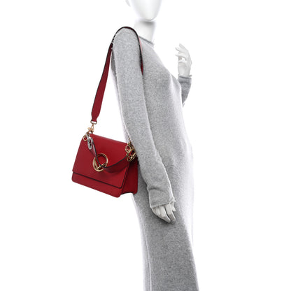 Fendi Vitello Century F is Fendi Kan I Shoulder Bag Fragola 2 of 13