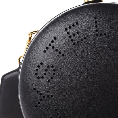 Stella McCartney Eco Alter Nappa Perforated Mini Round Logo Black 9 of 9