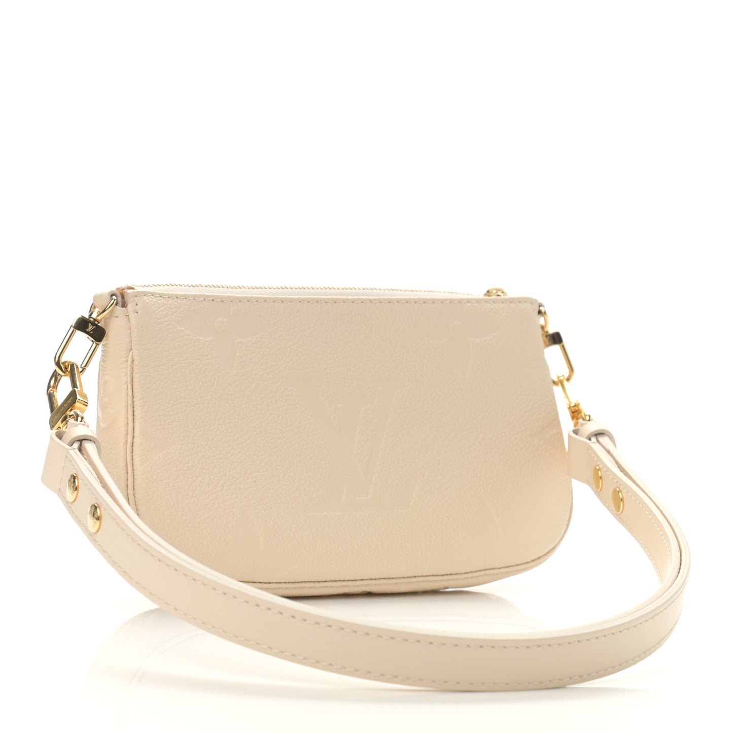 Empreinte Monogram Giant Multi Pochette Accessories Mini Pochette Cream