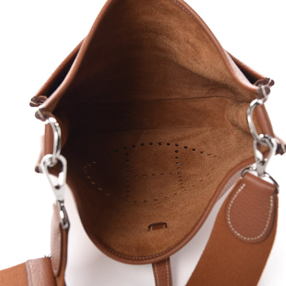 Hermes Taurillon Clemence Evelyne III PM Gold 5 of 10