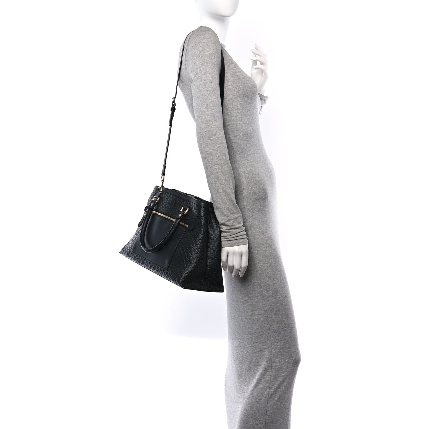 Gucci Soft Microguccissima Medium Tote Black 2 of 12