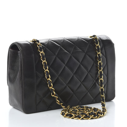 Chanel Lambskin Quilted Medium Single Flap Black 3 of 10