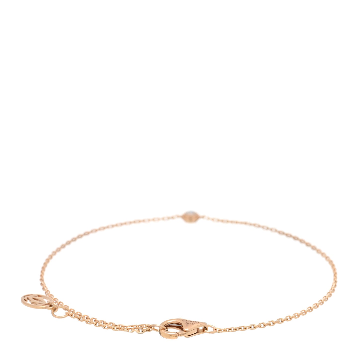 18K Pink Gold Diamond XS D'Amour Bracelet