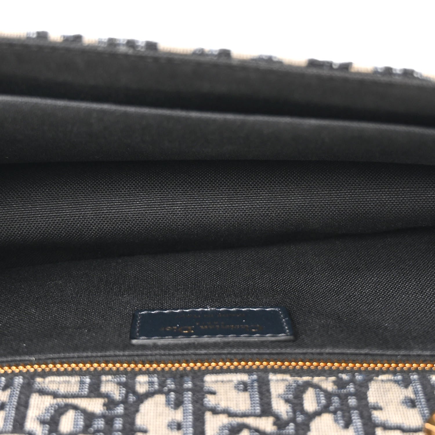 Christian Dior Oblique 30 Montaigne Chain Flap Bag Blue 5 of 15
