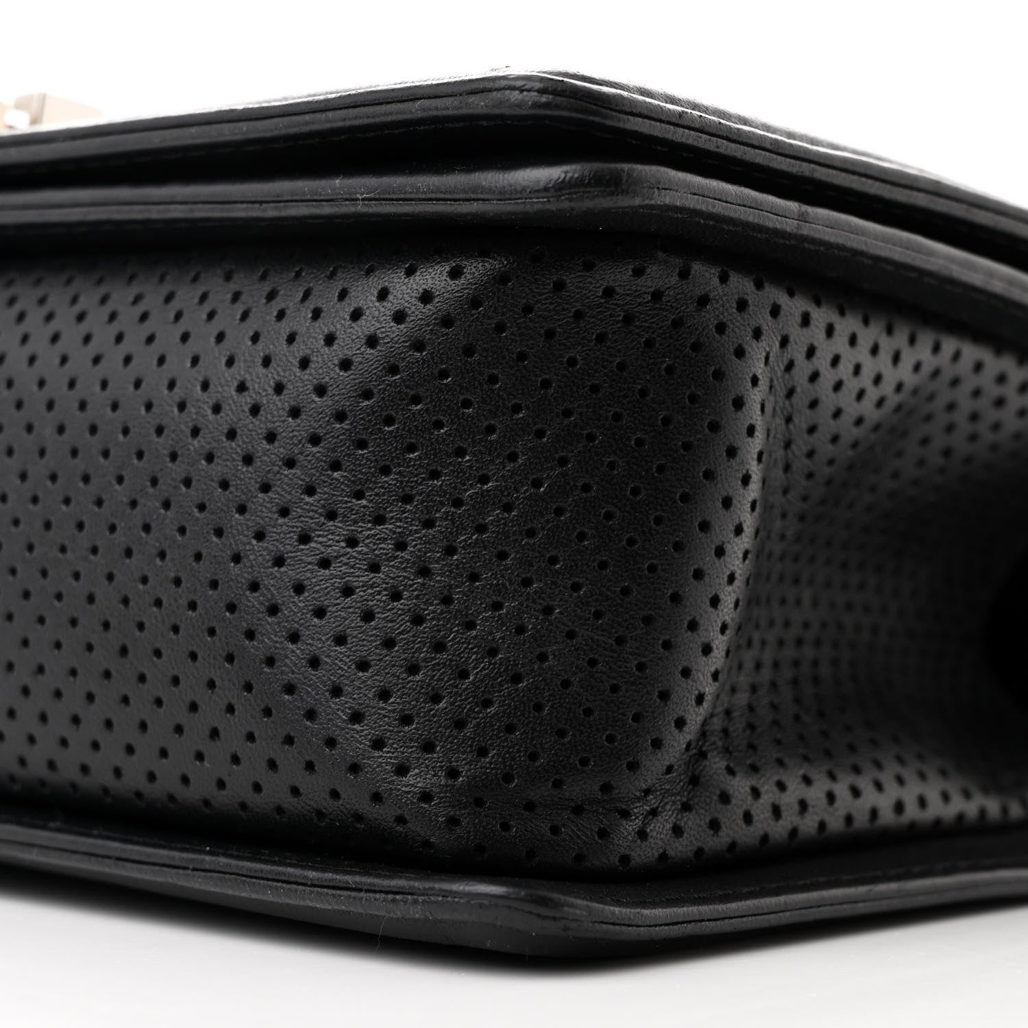Chanel Lambskin Perforated Medium Boy Flap Black 10 of 10