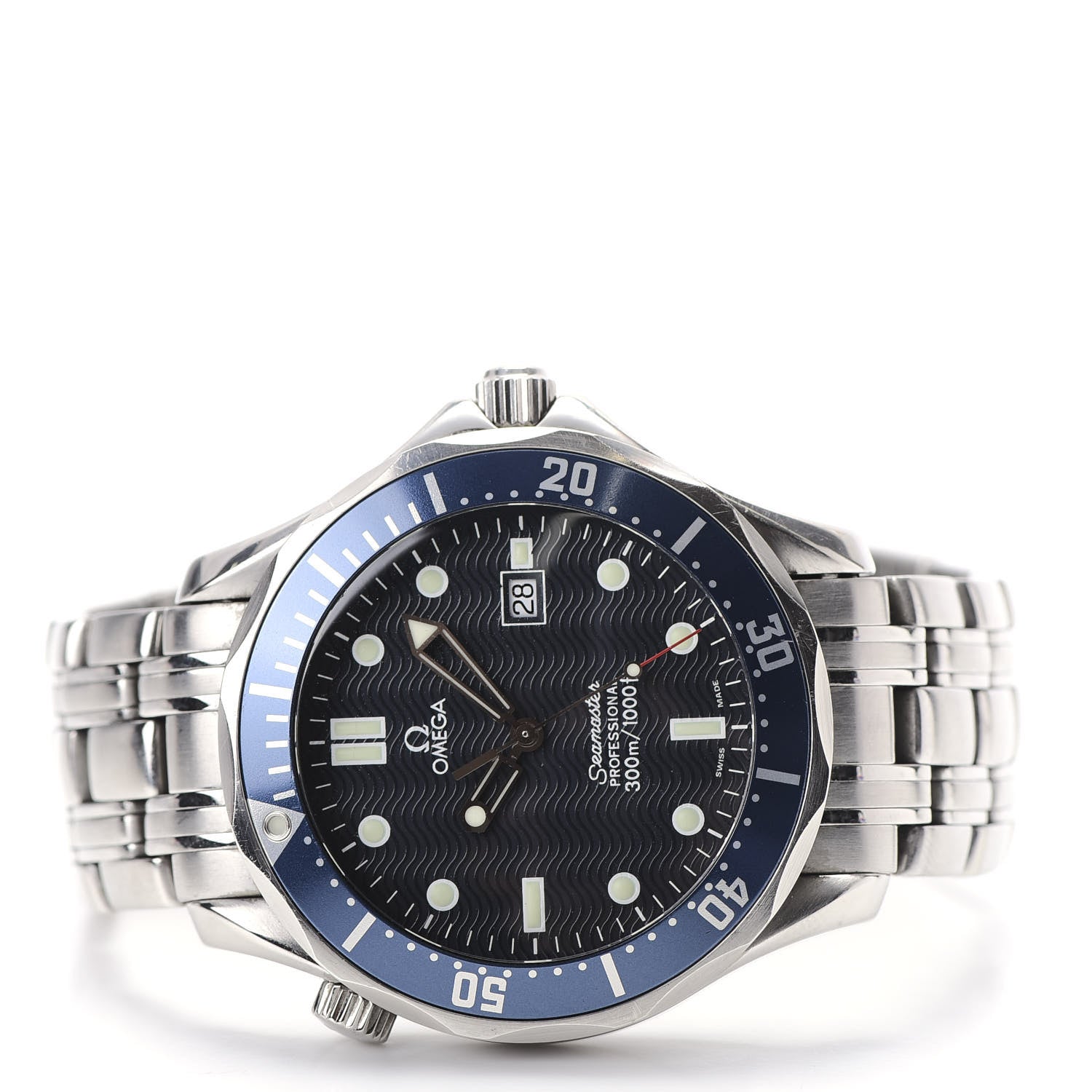 Omega Stainless Steel 41mm Seamaster Professional Quartz Watch Blue 2541.80 3 of 6