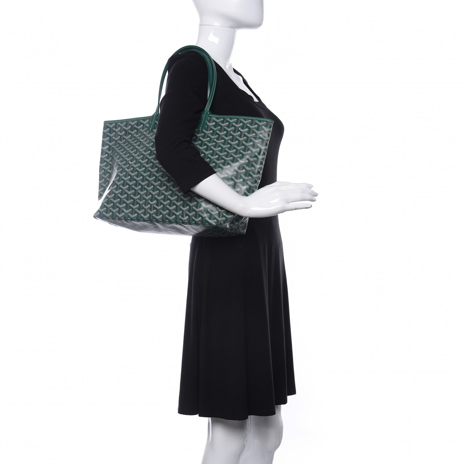 Goyard Goyardine Saint Louis PM Green 2 of 10