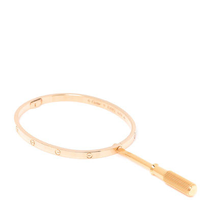 Cartier 18K Yellow Gold Small LOVE Bracelet 17 4 of 6
