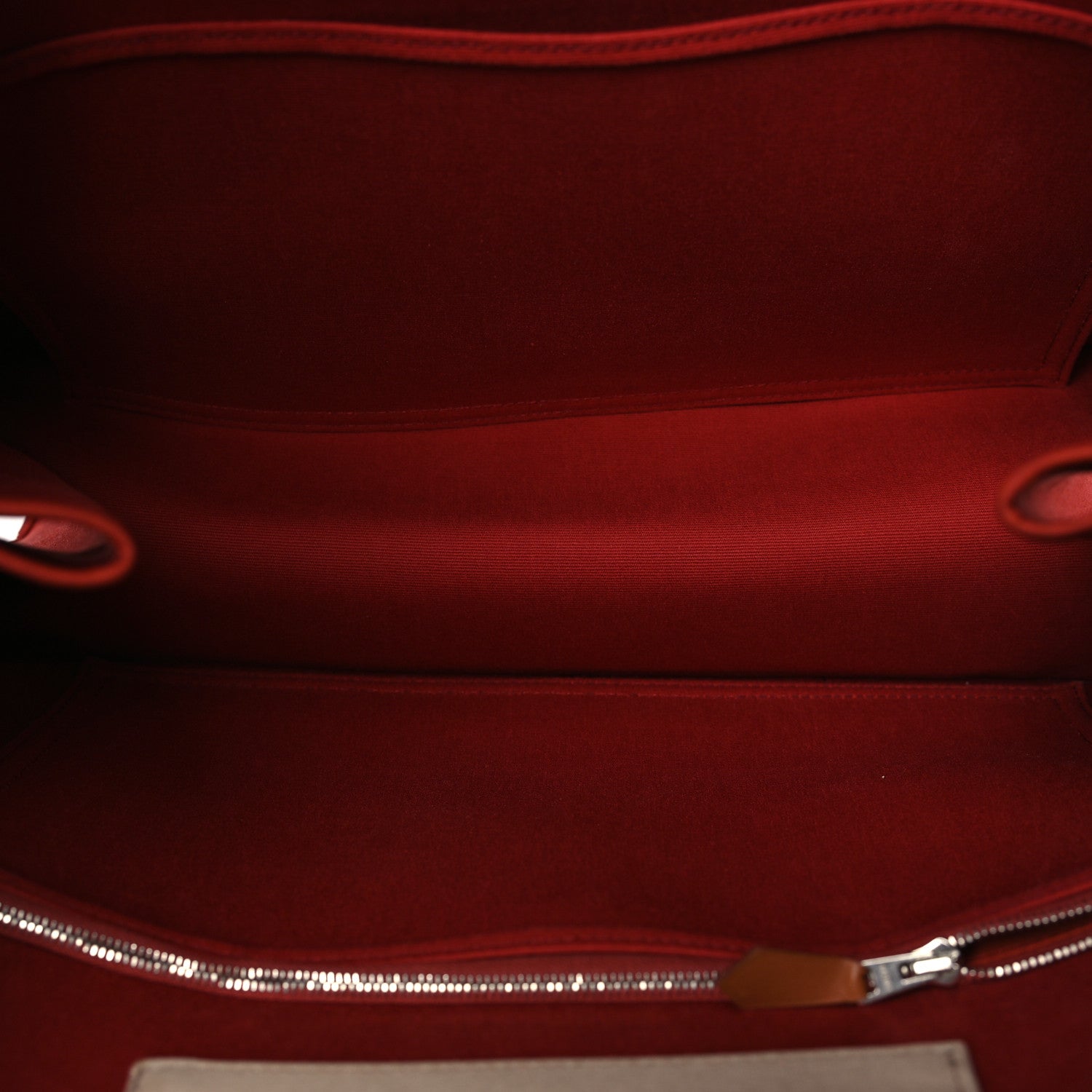 Hermes Toile Cabag 39 Rouge Grenat 5 of 8