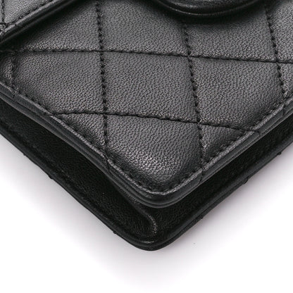 Chanel Goatskin Quilted Chic Pearls Flap Black 11 of 11