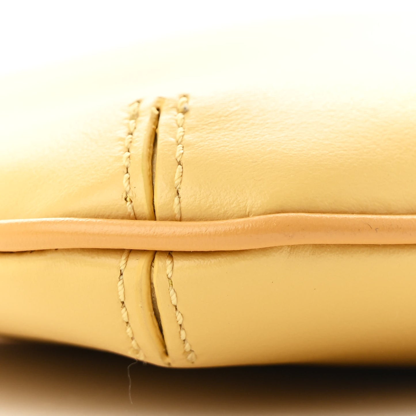 Smooth Calfskin Le Bisou Perle Dusty Yellow