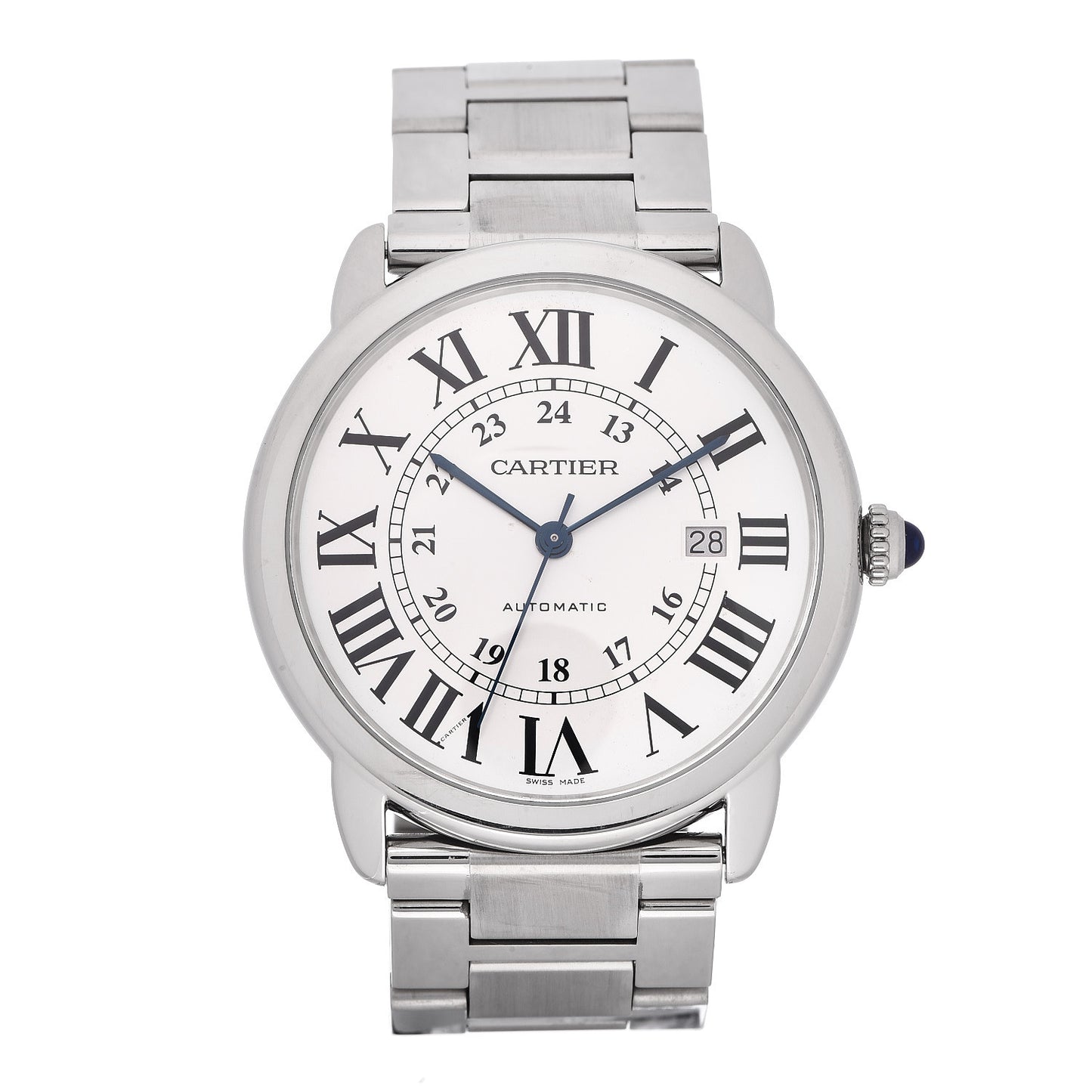 Stainless Steel 42mm Ronde Solo Automatic Watch