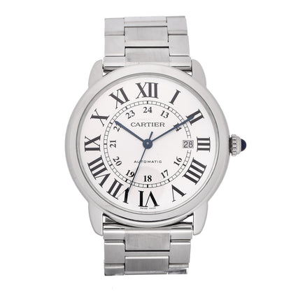 Cartier Stainless Steel 42mm Ronde Solo Automatic Watch 1 of 5