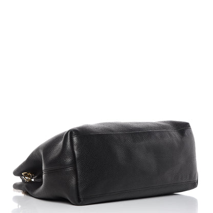 Gucci Pebbled Calfskin Medium Soho Chain Shoulder Bag Black 4 of 20