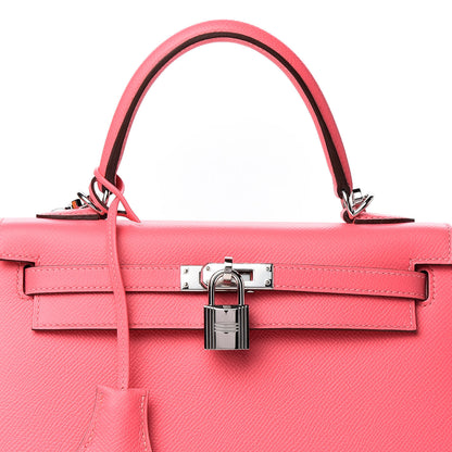 Hermes Epsom Kelly Sellier 25 Rose Azalee 39 of 40