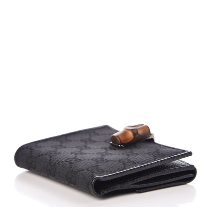 Gucci Monogram Bamboo Wallet Black 4 of 11