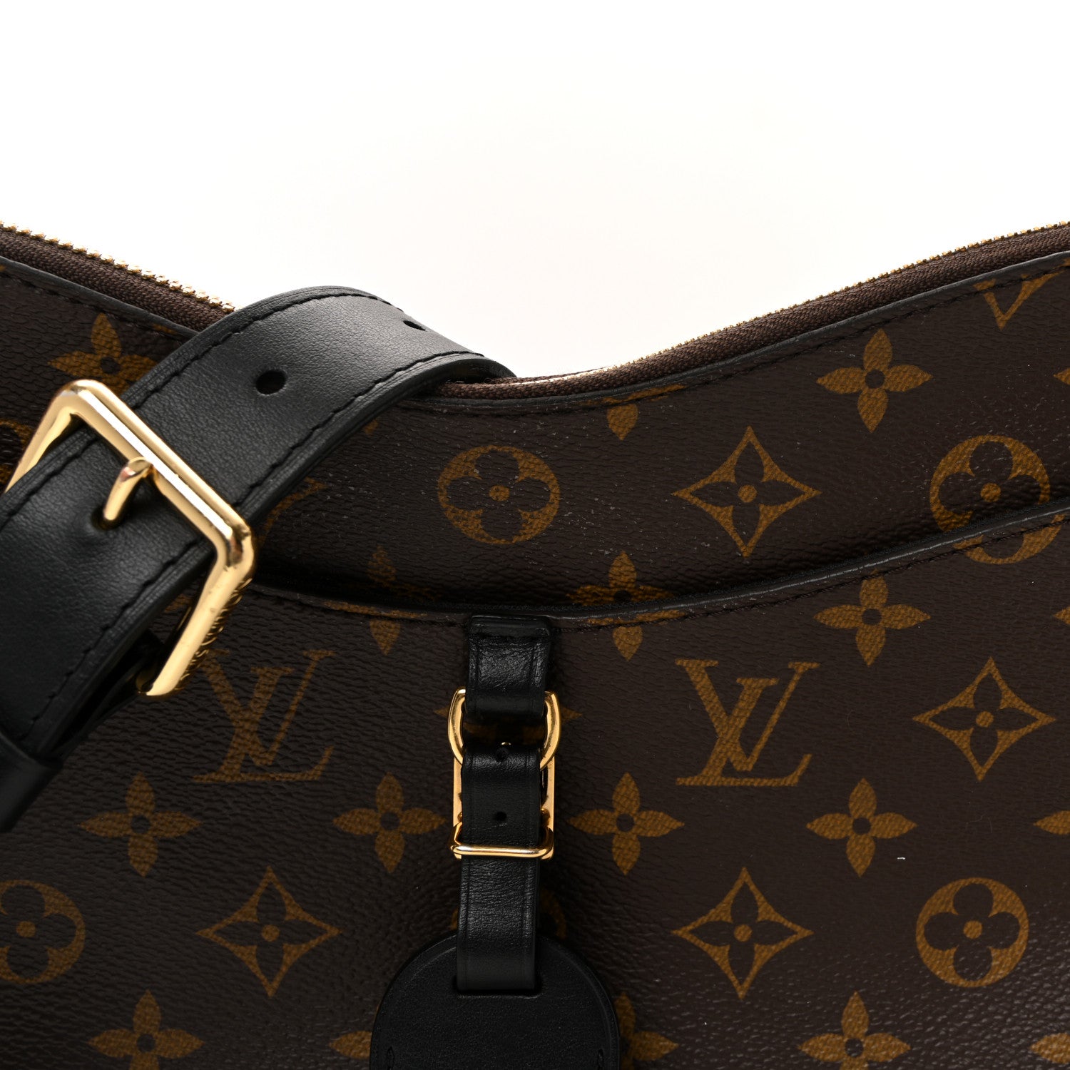 Louis Vuitton Monogram Odeon MM Black 6 of 9