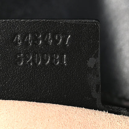 Gucci Calfskin Matelasse Small GG Marmont Shoulder Bag Black 7 of 10