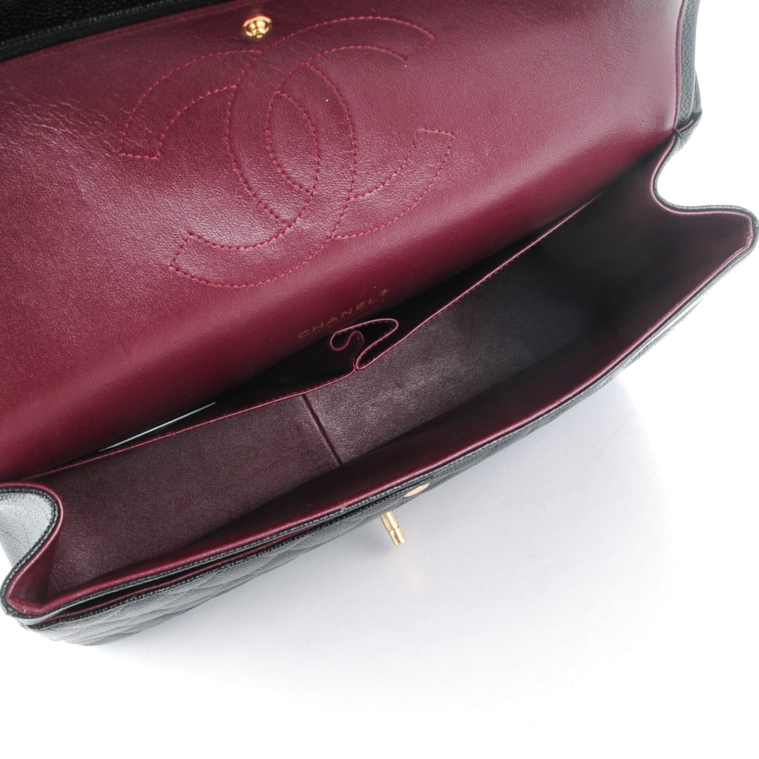 Chanel Caviar Quilted Maxi Double Flap Black 5 of 8