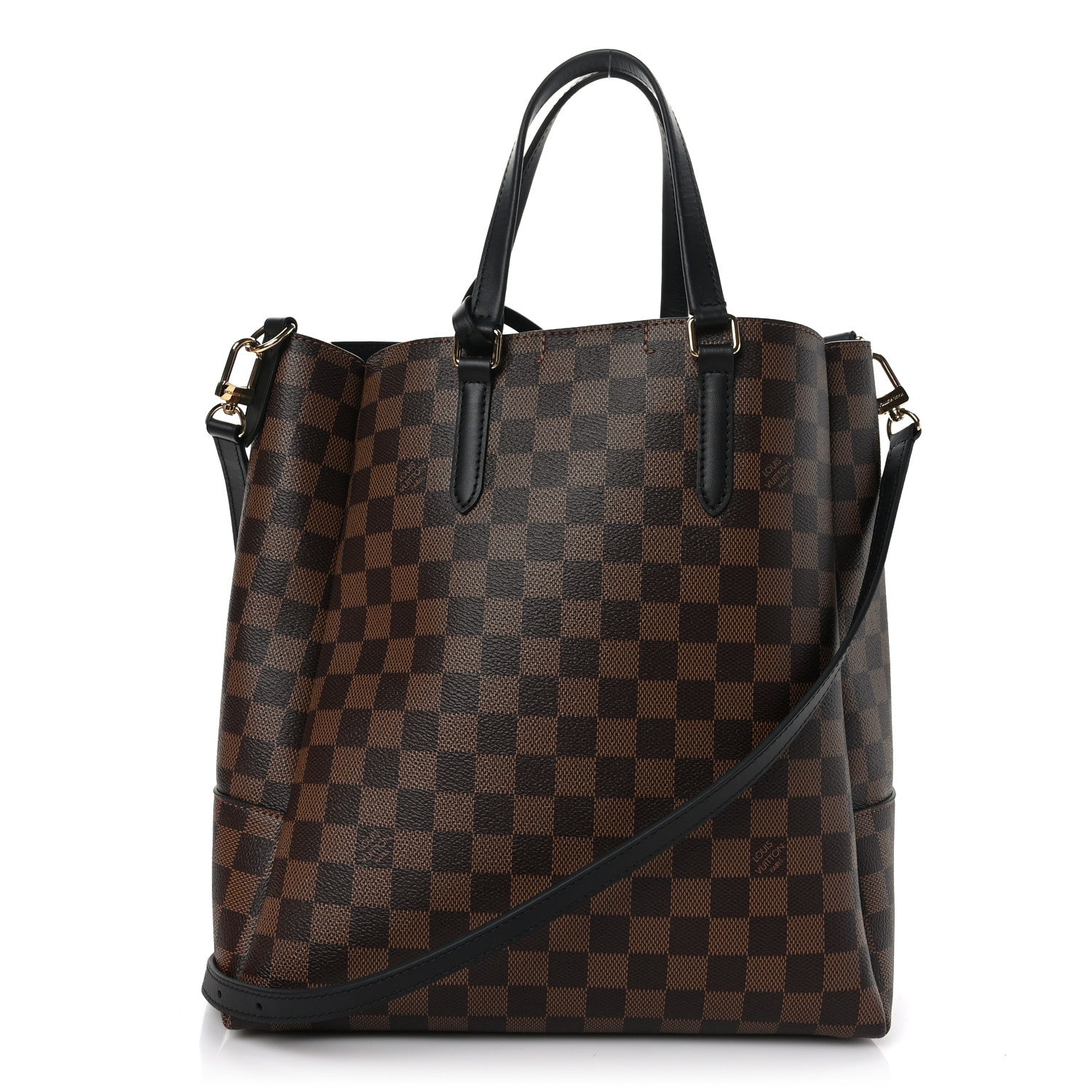 Louis Vuitton Damier Ebene Belmont MM Black 1 of 11