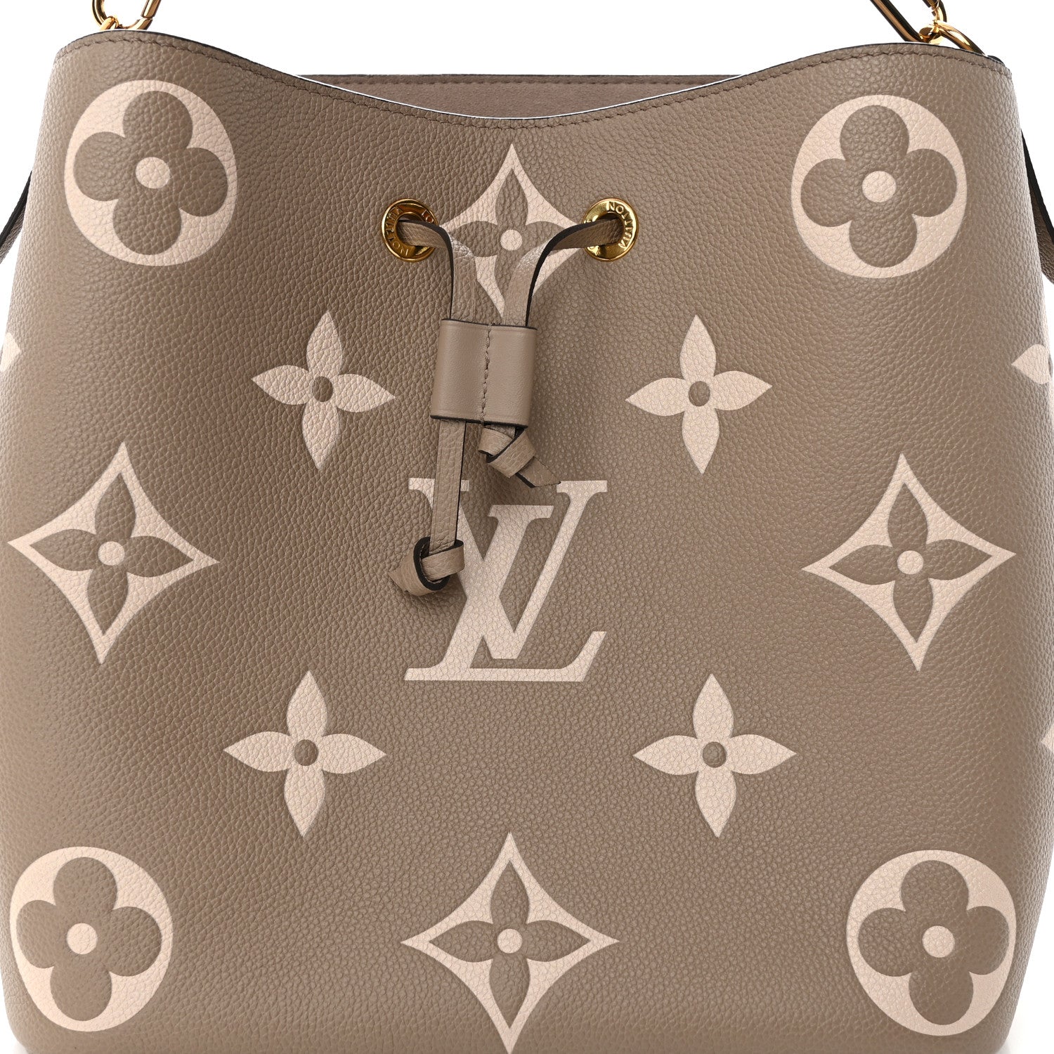 Louis Vuitton Empreinte Monogram Giant Neonoe MM Tourterelle Creme 9 of 13
