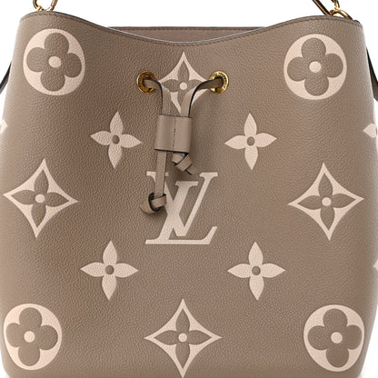 Louis Vuitton Empreinte Monogram Giant Neonoe MM Tourterelle Creme 9 of 13