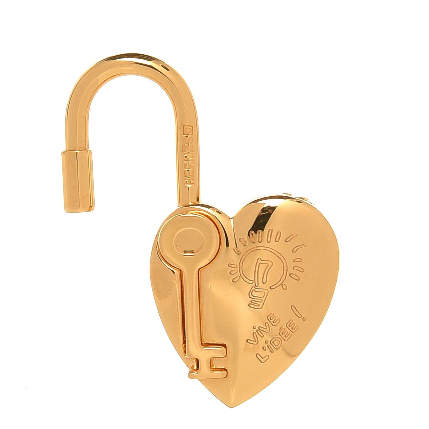 Annee De La Fantaisie Heart Cadena Lock Gold