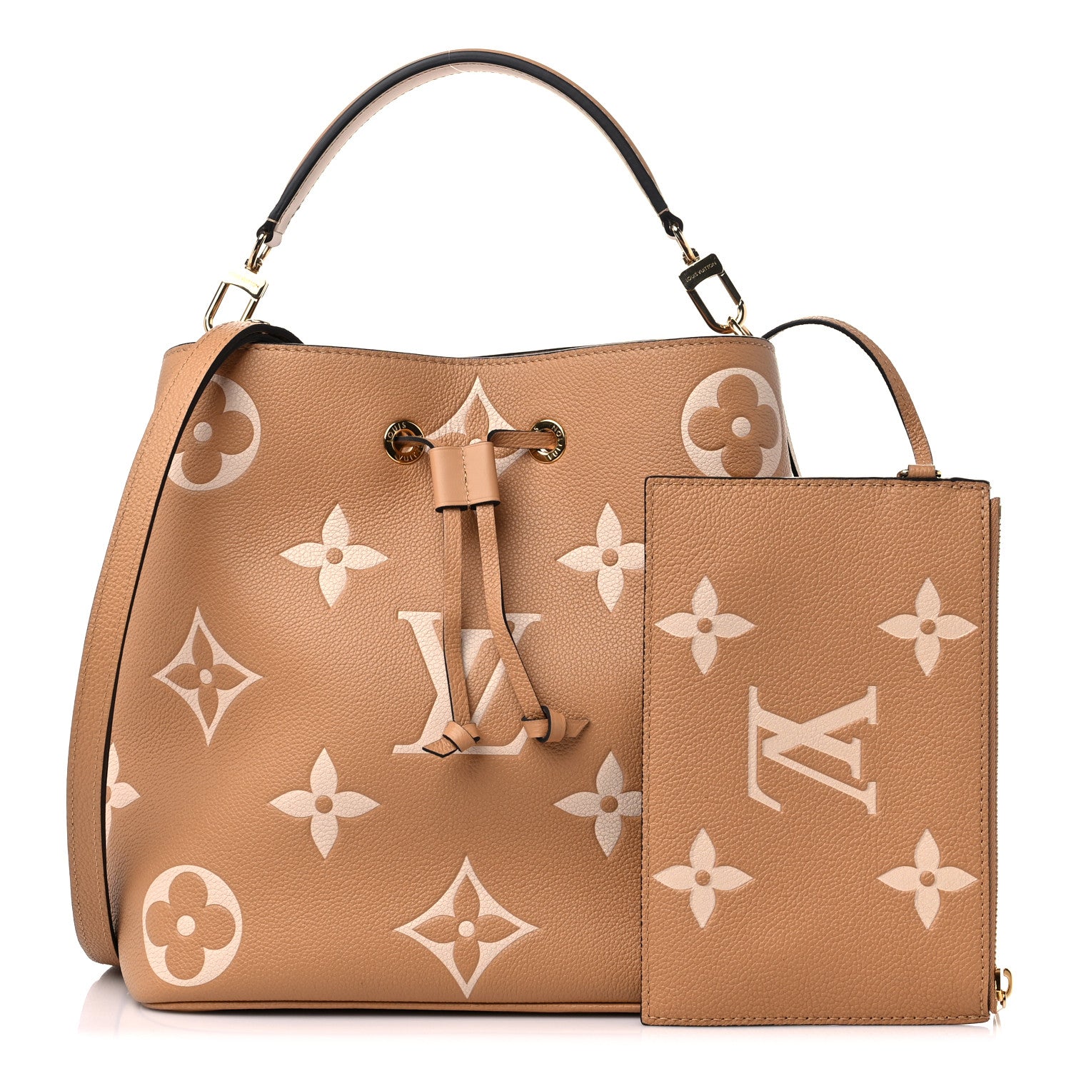 Louis Vuitton Empreinte Monogram Giant Neonoe MM Arizona Beige 1 of 9
